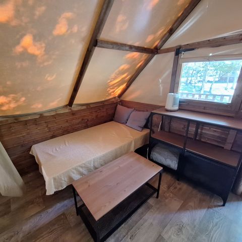 Safaritent 5 personen - AMAZONE tent zonder sanitair PRIJS VOOR 2 PERSONEN