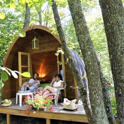 Chalet 2 personen -  IGLOO hut (zonder eigen badkamer) 2 pers