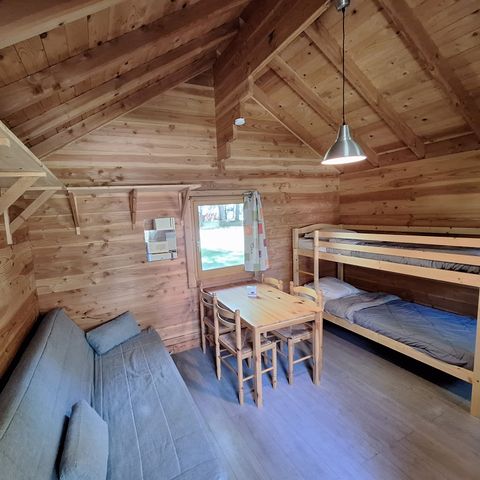Chalet 2 personen - Chalet zonder sanitair voor 4 personen