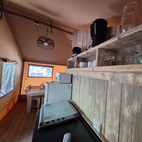 Safaritent 4 personen - Lodge Woody PMR (toegang voor gehandicapten) 4 pers