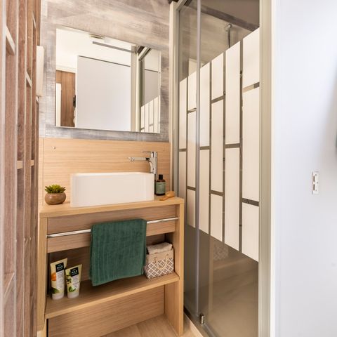 Stacaravan 4 personen - EXCLUSIEF 2 slaapkamers met master suite