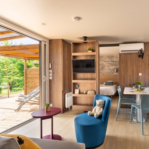 Stacaravan 6 personen - EXCLUSIEF 3 slaapkamers met master suite
