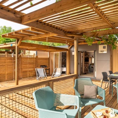 Stacaravan 6 personen - EXCLUSIEF 3 slaapkamers met master suite