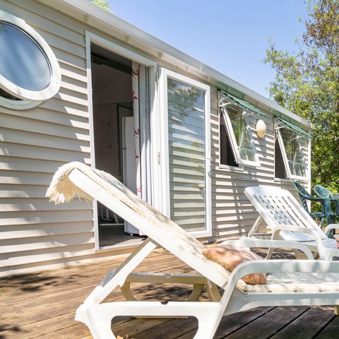 Stacaravan 4 personen - 2 slaapkamers 4 personen terras zonder airconditioning