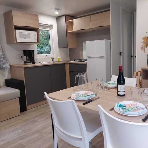 Stacaravan 8 personen - Stacaravan Lodge 3 Slaapkamers