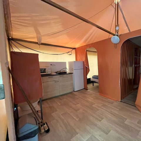 Bungalowtent 6 personen - Canvas bungalow CYRUS - Zonder sanitair