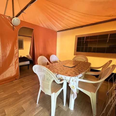 Bungalowtent 6 personen - Canvas bungalow CYRUS - Zonder sanitair
