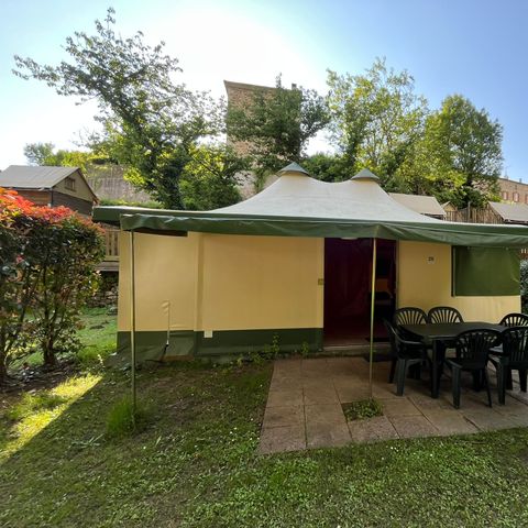 Bungalowtent 6 personen - Canvas bungalow CYRUS - Zonder sanitair