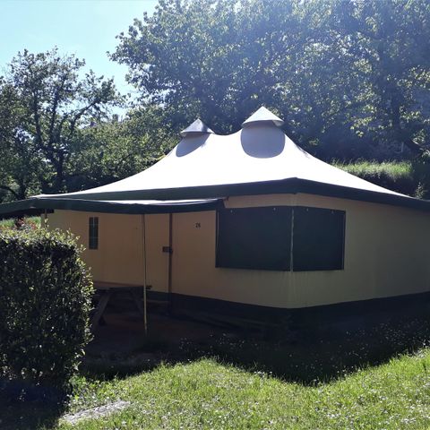Bungalowtent 6 personen - Canvas bungalow CYRUS - Zonder sanitair