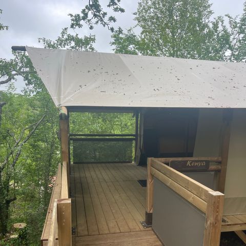 Safaritent 5 personen - Kenia tent met badkamer