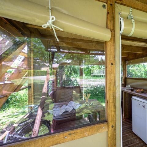 Safaritent 2 personen - Bivak perched Cyclo 8m² 1 kamer ( zonder sanitair) 2 pers