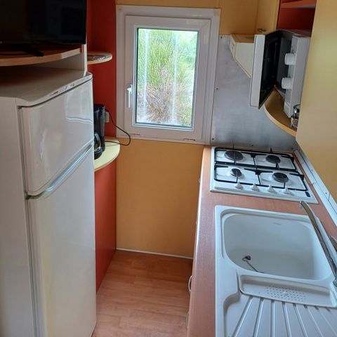 Stacaravan 6 personen - 3 slaapkamers