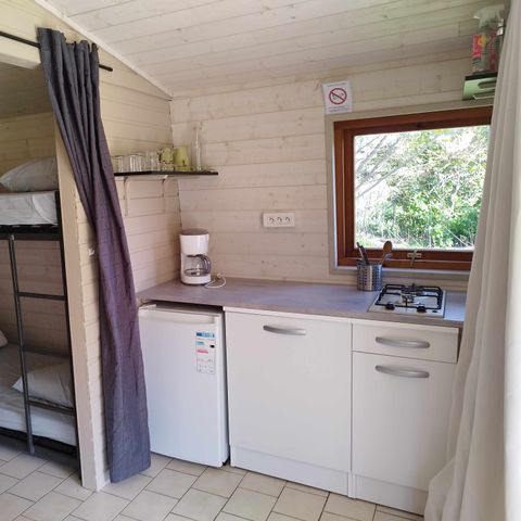 Safaritent 3 personen - HUT (ZONDER SANITAIR)