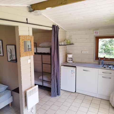 Safaritent 4 personen - HUT (ZONDER SANITAIR)