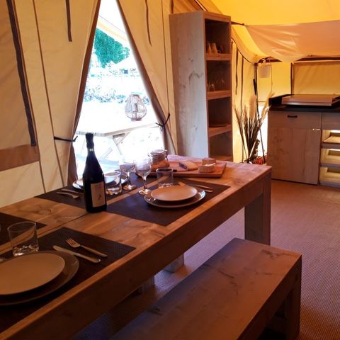 Safaritent 4 personen - SAFARITENT (ZONDER SANITAIR)