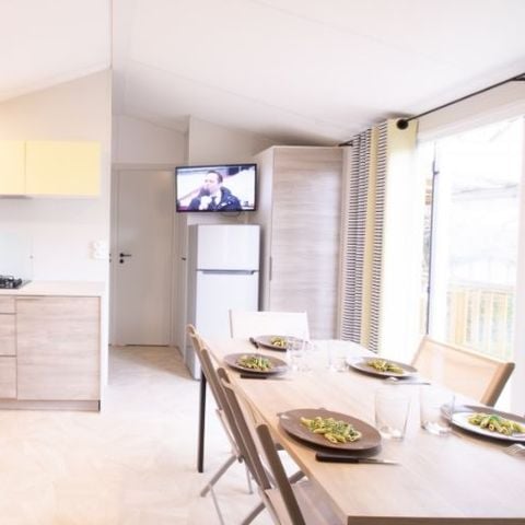 Stacaravan 8 personen - Mobile-home ROSEE**** 8 slaapplaatsen