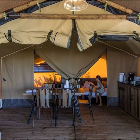 Safaritent 5 personen - Lodge Kenia 5 pers - 2 slaapkamers