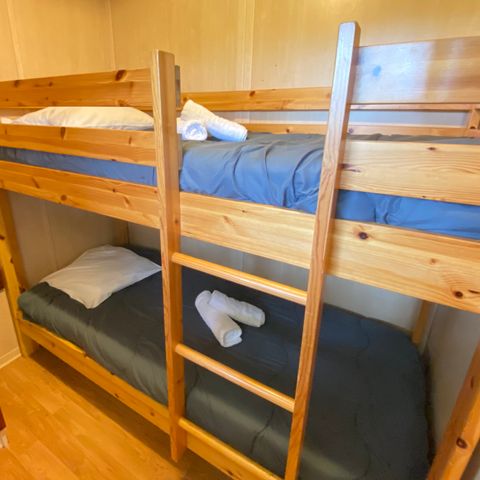 Chalet 7 personen - COMFORT 48 m² (3 slaapkamers) met overdekt terras 16m².