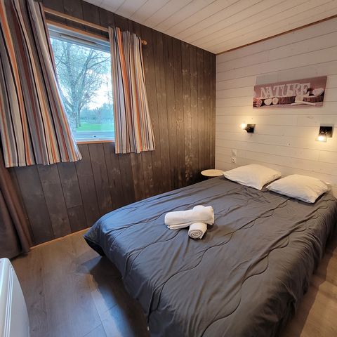 Chalet 7 personen - PREMIUM 50m² (3 kamers) + terras + TV + LV + Plancha + Airconditioning