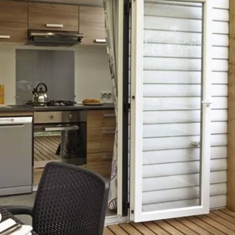 Stacaravan 4 personen - Stacaravan | Premium | 2 Slaapkamers | 4 Pers. | Verhoogd terras