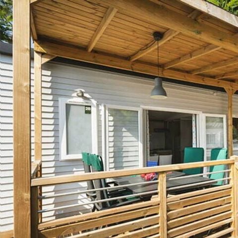 Stacaravan 6 personen - Mobile-home | Premium | 3 slaapkamers | 6 pers. | Lounge terras
