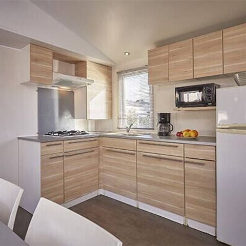 Stacaravan 4 personen - Stacaravan | Premium | 2 Slaapkamers | 4 Pers. | Lounge Terras