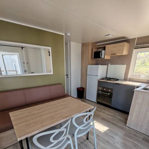 Stacaravan 4 personen - 2 slaapkamers
