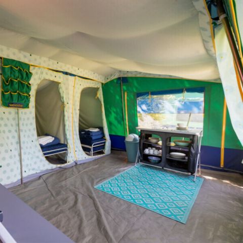 Tent 5 personen - FLEUVE - zonder sanitaire voorzieningen