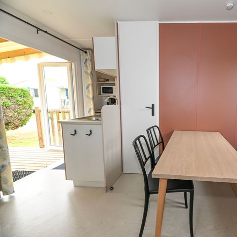 Stacaravan 4 personen - Confort+ - 24m² - 2 kamers