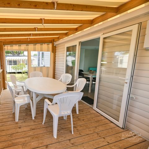 Stacaravan 6 personen - Confort+ - 33m² - 3 kamers
