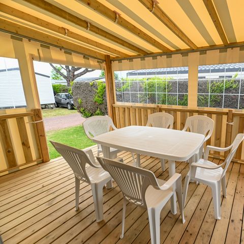 Stacaravan 4 personen - Privilège - 28m² - 2 kamers