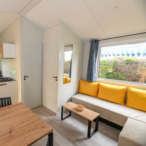 Stacaravan 4 personen - Privilège - 28m² - 2 kamers