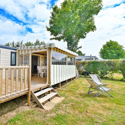 Stacaravan 6 personen - Privilège - 34m² - 3 kamers