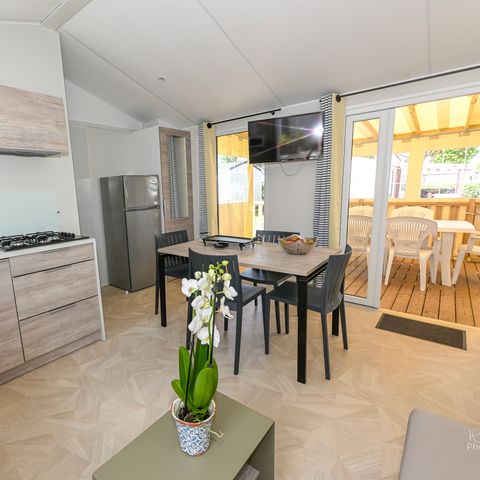 Stacaravan 6 personen - Privilège - 34m² - 3 kamers