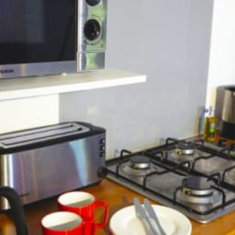 Stacaravan 6 personen - Stacaravan | Ultimate | 3 slaapkamers | 6 pers. | Verhoogd terras | Airconditioning | TV