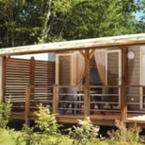 Stacaravan 6 personen - Mobile-home | Premium | 3 slaapkamers | 6 pers. | Lounge terras