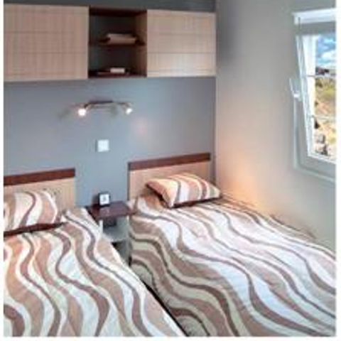 Stacaravan 4 personen - Nautil home - 37 m² - 2 slaapkamers + dressing (2014)