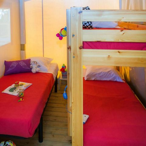 Bungalowtent 5 personen - Junior bungalow voor 5 personen 2 kamers 20m² (20m²)