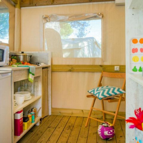Bungalowtent 5 personen - Junior bungalow voor 5 personen 2 kamers 20m² (20m²)