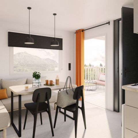 Stacaravan 7 personen - Stacaravan Evasion 7 personen 2 kamers 28m² - Stacaravan voor 7 personen