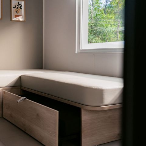 Stacaravan 7 personen - Stacaravan Evasion 7 personen 2 kamers 28m² - Stacaravan voor 7 personen