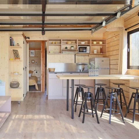 Chalet 5 personen - Chalet Evasion 5 slaapplaatsen, 2 slaapkamers, 25m².