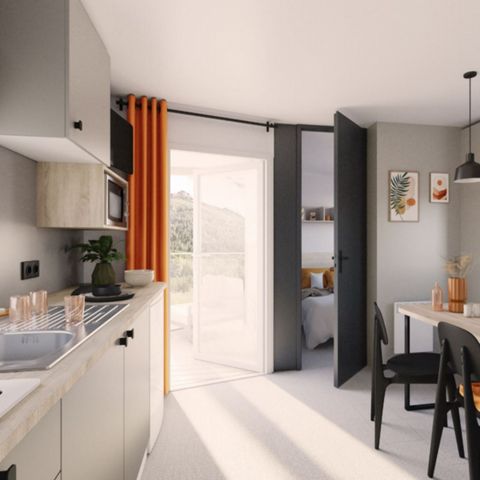 Stacaravan 5 personen - Stacaravan Evasion 5 personen 2 kamers 23m² - Stacaravan voor 5 personen