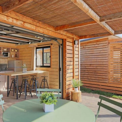 Chalet 5 personen - Chalet Evasion 5 slaapplaatsen, 2 slaapkamers, 25m².