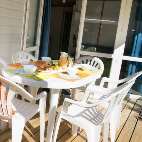 Chalet 5 personen - Chalet Evasion 5 slaapplaatsen, 2 slaapkamers, 30m².