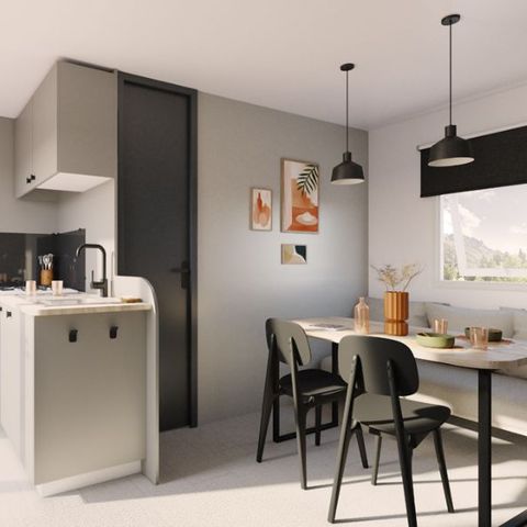 Stacaravan 4 personen - Stacaravan 4-persoons 2 kamers Cocoon 23m² - Stacaravan