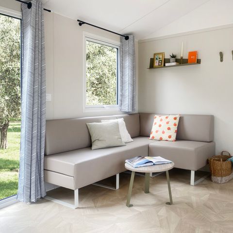 Stacaravan 6 personen - EVASIE - 2 slaapkamers - TV