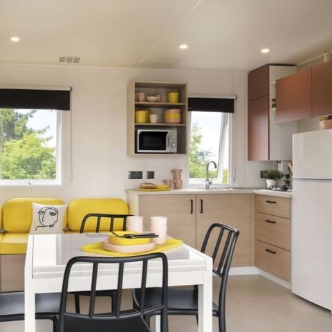 Stacaravan 8 personen - Comfort stacaravan voor 8 personen 4 slaapkamers 2 badkamers