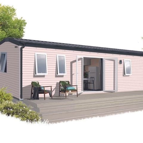 Stacaravan 8 personen - Comfort stacaravan voor 8 personen 4 slaapkamers 2 badkamers