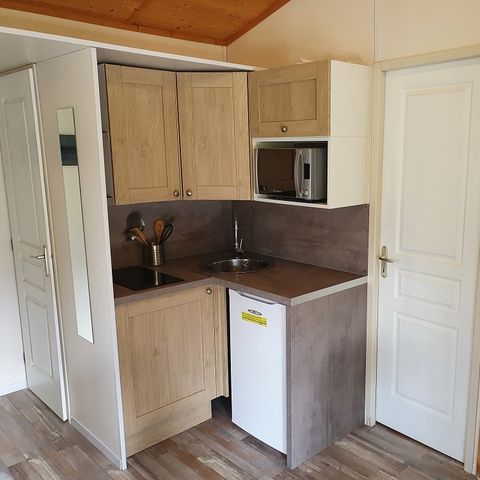 Chalet 4 personen - Chalet Tradition Standard 28m² - 2 kamers - overdekt terras